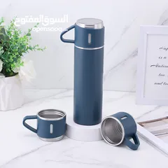  3 • زجاجة حرارية مع كوب للقهوة - Insulated Travel Bottle with Coffee Cup