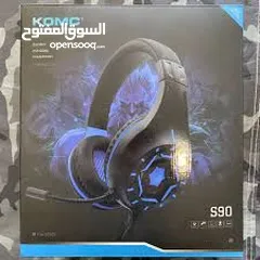  11 سماعة KOMC S90 GAMING HEADSET هيد سيت  راسية جيمنج من كومك