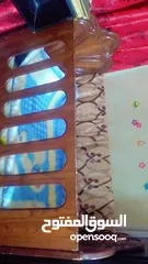  1 تخت اطفال خشب زان بحاله ممتازه معو فرشه التخت