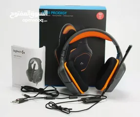  3 Logitech G231 Prodigy Wired Stereo Gaming Headset (Orange/Black)