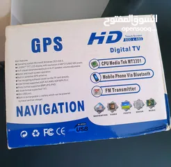  9 جهاز GPS ملاحة احترافي بشاشة لمس عالية الدقة (800×480) مزود بتلفزيون رقمي