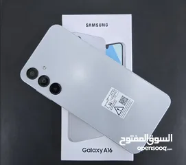 5 مستعمل ايام Samsung A16 رام 8 و 12 جيجا 128 و 256 مكفول بالشركة أغراضة والكرتونه الأصلية متوفر توصيل