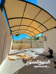  15 مظلات سيارات قوسية للكراجات المنزلية والمواقف العامة