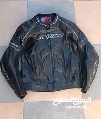  1 Jacket de moto vrai cuir