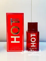  1 عطر هوت بلاك الاحمر   الاصلي HOT RED