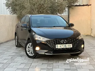  2 هونداي اكسنت ترخيص 2022 جير اتماتيك ماطور 1600 بنزين