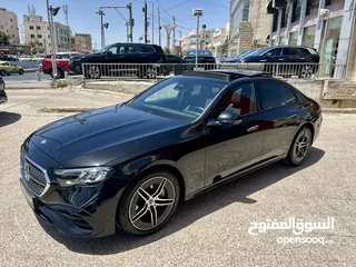  11 مرسيدس E200 AMG بانوراما كت اسود نايت 2024 الشكل الجديد وارد المانيا بحالة الزيرو مميزة