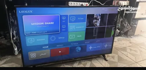  1 تلفزيون سمارت 65 بوصه