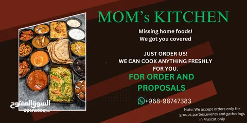  1 MOM'S KITCHEN HOME MADE MEALS