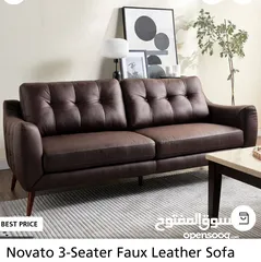  2 Leather sofa