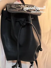  1 High quality leather backpack bag