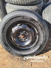 14 جنط 17 مع كوشوك وسبيرات أمريكي خشن