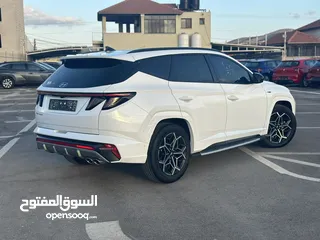  25 هونداي توسان N-Line    2023/ فل الفل بدون فتحة سقف بانوراما  فل مسكر