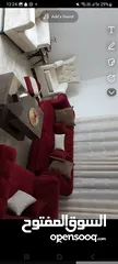  2 طقم كنب احمر للبيع