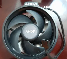  12 AMD Ryzen 3 2200G CPU + Box + Cooler (شبه جديد)