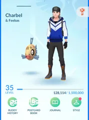  1 Pokémon account lv35 for sale حساب بوكيمون مستوى 35 للبيع