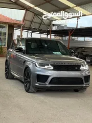  6 للبيع رينج روفر سبورت 2020 plug in مالك واحد فقط بألمانيا وصيانة الشركة  مواصفات وإضافات خاصة