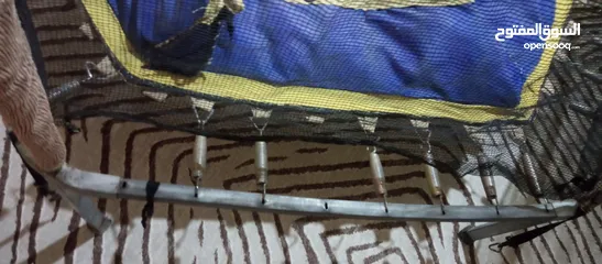  13 (ترامبولين مستعمل بحاله الوكاله عرضها 1,80 حجم كبير للبيع بسعر مغري جدا جدا) التواصل على الواتس