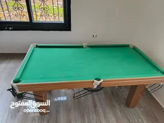  4 طاوله بلياردو وسنوكر جديده وليست مستعمله