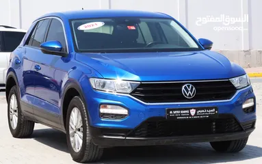  1 فولكس واجن T-Roc 2021 خليجي بدون حوادث بحالة ممتازة