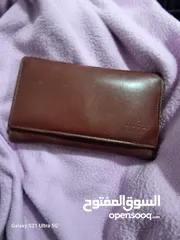  8 gucci wallet محفظه غوتشي نسائيه جلد اصلي للبيع