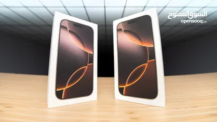  9 iPhone 16 pro 128GB)  جديد كفالة ابل 12 شهر  كفالة إي سستم كفالة 365  كفالة سمارت باي 12 شهر