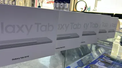  4 جديد كفالة الوكيل سنة  Galaxy Tab S9 FE 8GB-256GB متوفر لدى سبيد ستور