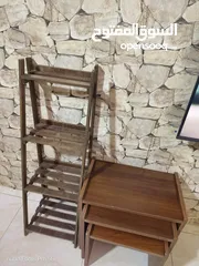  2 ثلاث  طاولات سيرڤس مع ديكور سلالم للمنزل