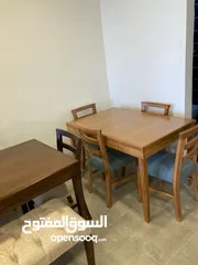  4  طاولات وكراسي الزان