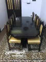  2 طاولة سفرة +8كراسي