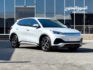 11 تم وصول BYD YUAN PLUS البطارية الكبيرة فحص كامل لون سلفر مميز بي واي دي يوان بلس عداد قليل