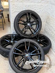  8 جنوط 19 انش لل بي ام دبليو وكاله  اصليات من الشركه مع كواشيكهم  للبيع  بسعر طري bmw