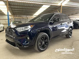  5 تويوتا راف فور 2020 rav4 xse لون كحلي