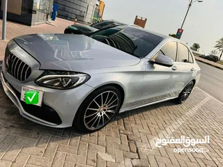  6 Mercedes C200 full options 2015 GCC