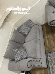  3 طقم كنب امريكي +طقم كورنر بحاله جيده