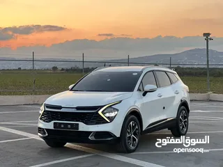  1 كايا سبورتاج /2022 فل بدون فتحة سقف  2x4 ///240Hp بنزين + كهرباء  ( Haybrid) 1600cc