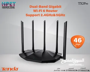  6 راوتر موديم موسع شبكة تندا tenda