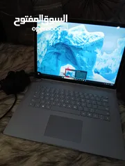  7 Microsoft Surface book 3 15", 16GB Ram, 256GB NVMe, NVIDIA 1660Ti, 4K UHD Touch   حالة الجديد ومكفول