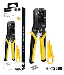  1 HAING HI-T2068 RJ45 Network Cable Pliers RJ45 Crimping Tool كماشة كابلات الشبكة وأداة تجعيد RJ45