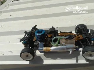  4 سيارة  تحكم عن بعد احترافية1/10 نايترو (وقود) مش للاطفال