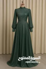  10 فساتين للمناسبات للمحجبات يوجد الوان وعدة مقاسات