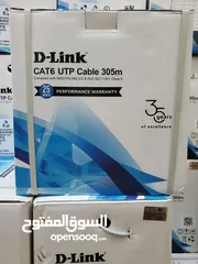  2 D-LINK CAT6 Cables 24 awg UTP 305mtr
