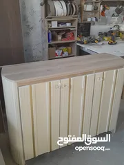  20 خزائن احذيه طاولات وسط خشب ودهان طاولات احذيه قياس 140عرض ارتفاع 90 غمق 40 جميع الوان والمقاسات حسب
