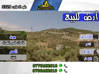  1 رقم الاعلان (5329 )قطعة ارض زراعية مميزة للبيع في جرش - سوف - قرب قاعات قصر الشمال