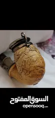  7 اسوار فضة عيار 800 برطاني سنة الصنع 1905  غليون فضة و عاج محفور
