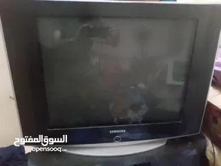  1 تلفزيون سامسونج 32 بوصه للبيع مع رسيفر جي جارد