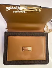  6 Jade large logo and leather cross body bag