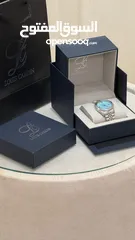  1 ساعة لويس قاردن اللون تفني  جديدة و اصلية كاملة المرفقات  Louis Garden watch, blue New and original