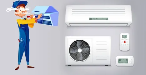  9 Installation and maintenance of all type of air conditioners.civil fit out works,plumbing works