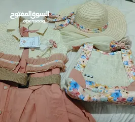  5 فستان بناتي جديد